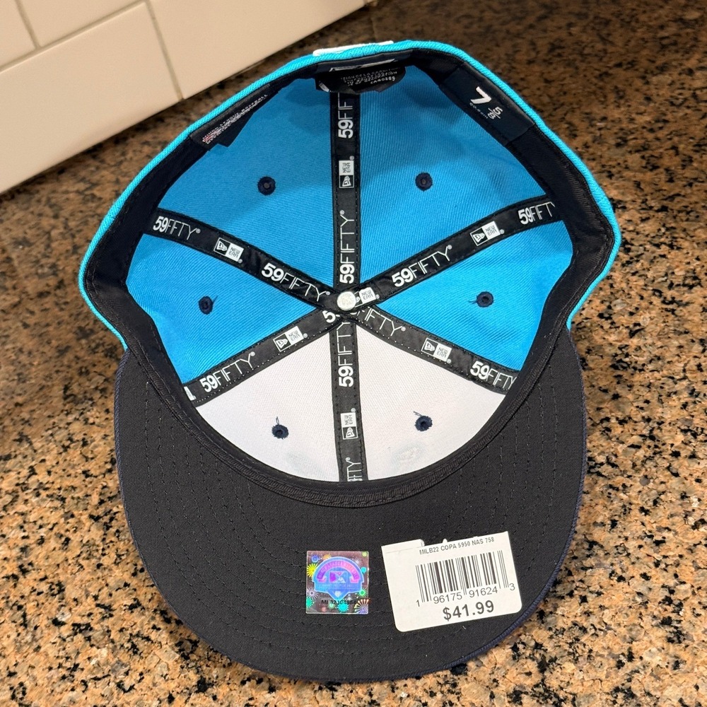 Nashville Sounds MiLB Copa de la Diversión New Era 59FIFTY Hat Cap 7 5/8 New - Picture 7 of 9